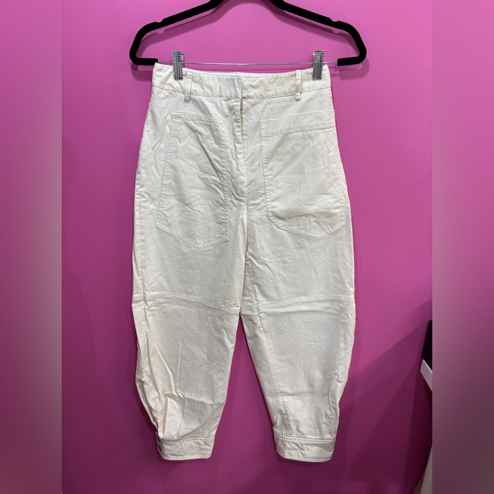 Tibi Sculpted Pant in Ivory Tone - Picture 2 of 4
